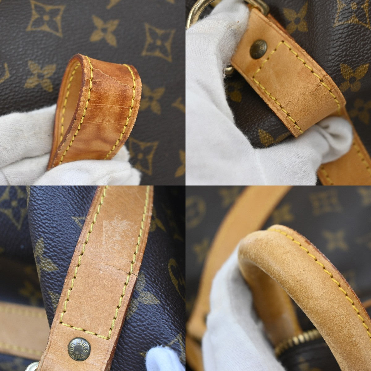 LOUIS VUITTON Keepall Bandouliere 60 2Way Hand Bag Monogram Brown M41412 15YJ221