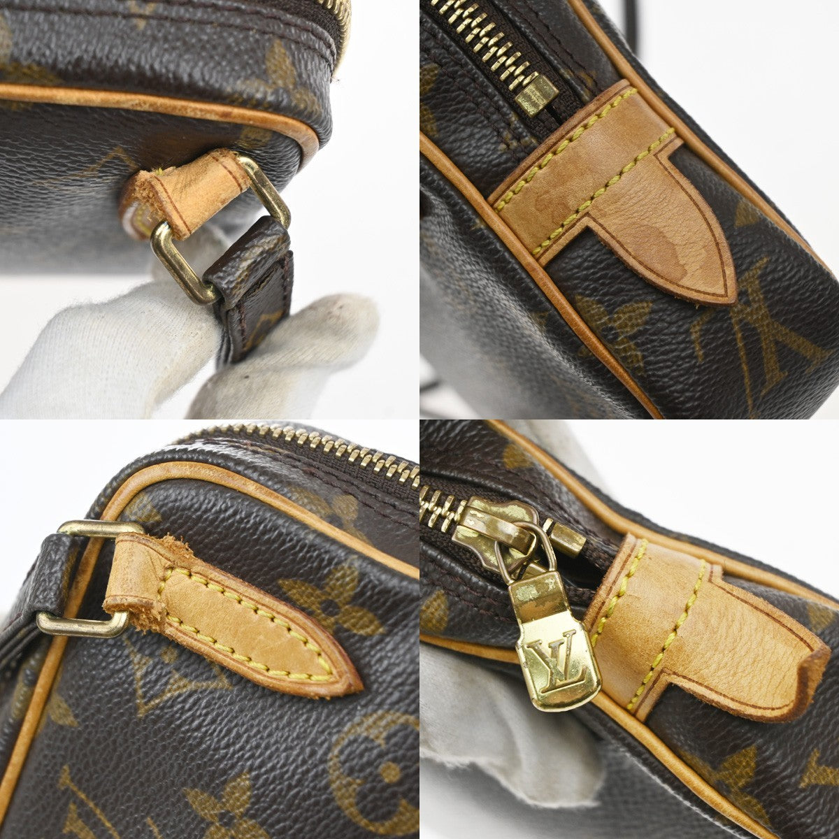 LOUIS VUITTON Marly Bandouliere Shoulder Bag Monogram Leather BN M51828 85PA006