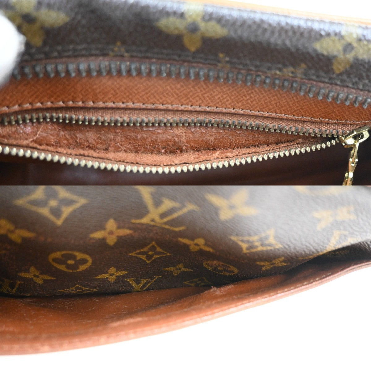LOUIS VUITTON Trocadero 24 Shoulder Bag Monogram Leather Brown M51276 31CA955
