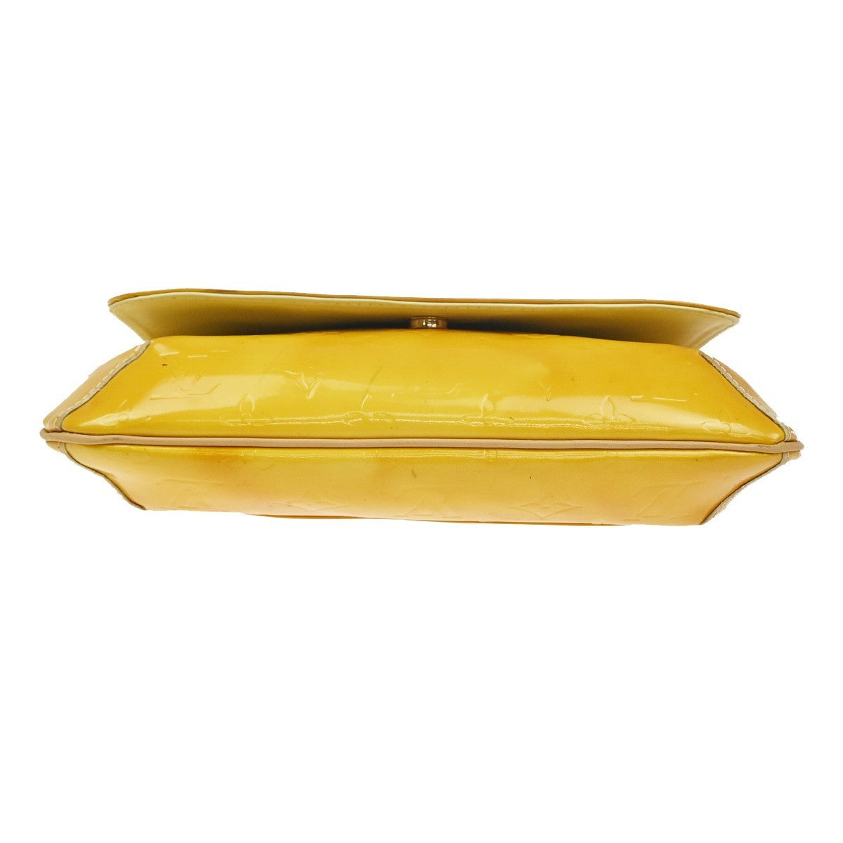 LOUIS VUITTON Thompson Street Shoulder Bag Monogram Vernis Yellow M91071 65KC803