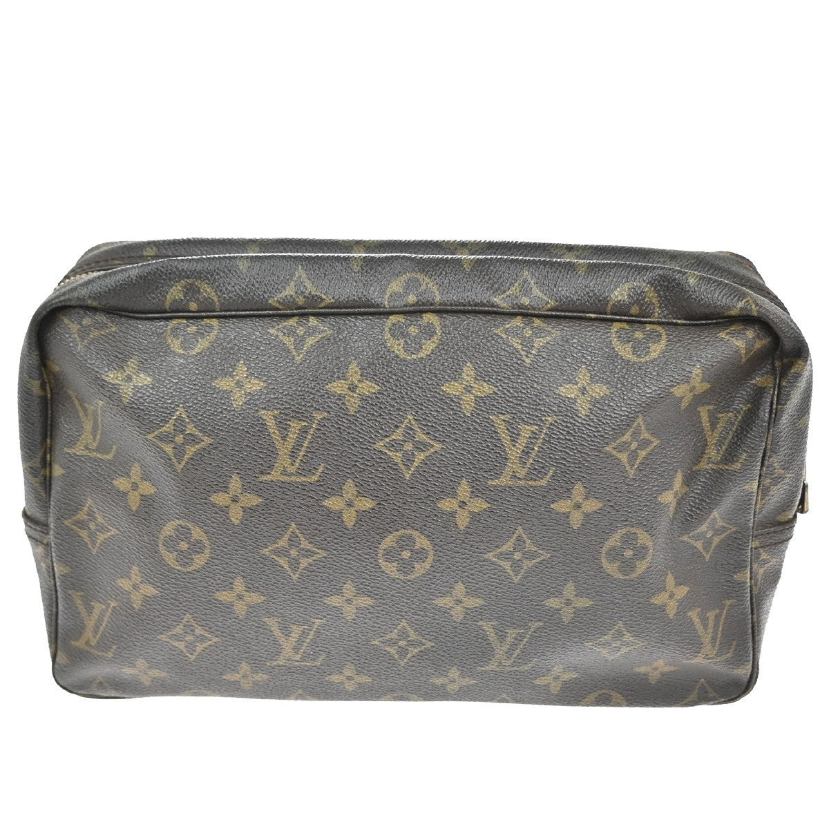 LOUIS VUITTON Trousse Toilette 28 Clutch Hand Bag Monogram Brown M47522 05KC393