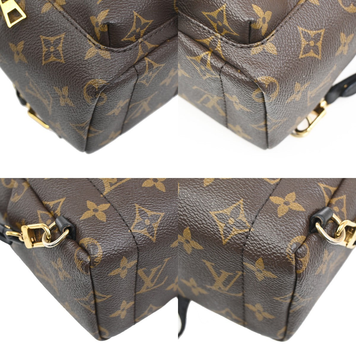 LOUIS VUITTON Palm Spring PM Backpack Bag Monogram Leather Brown M41560 27ZA122