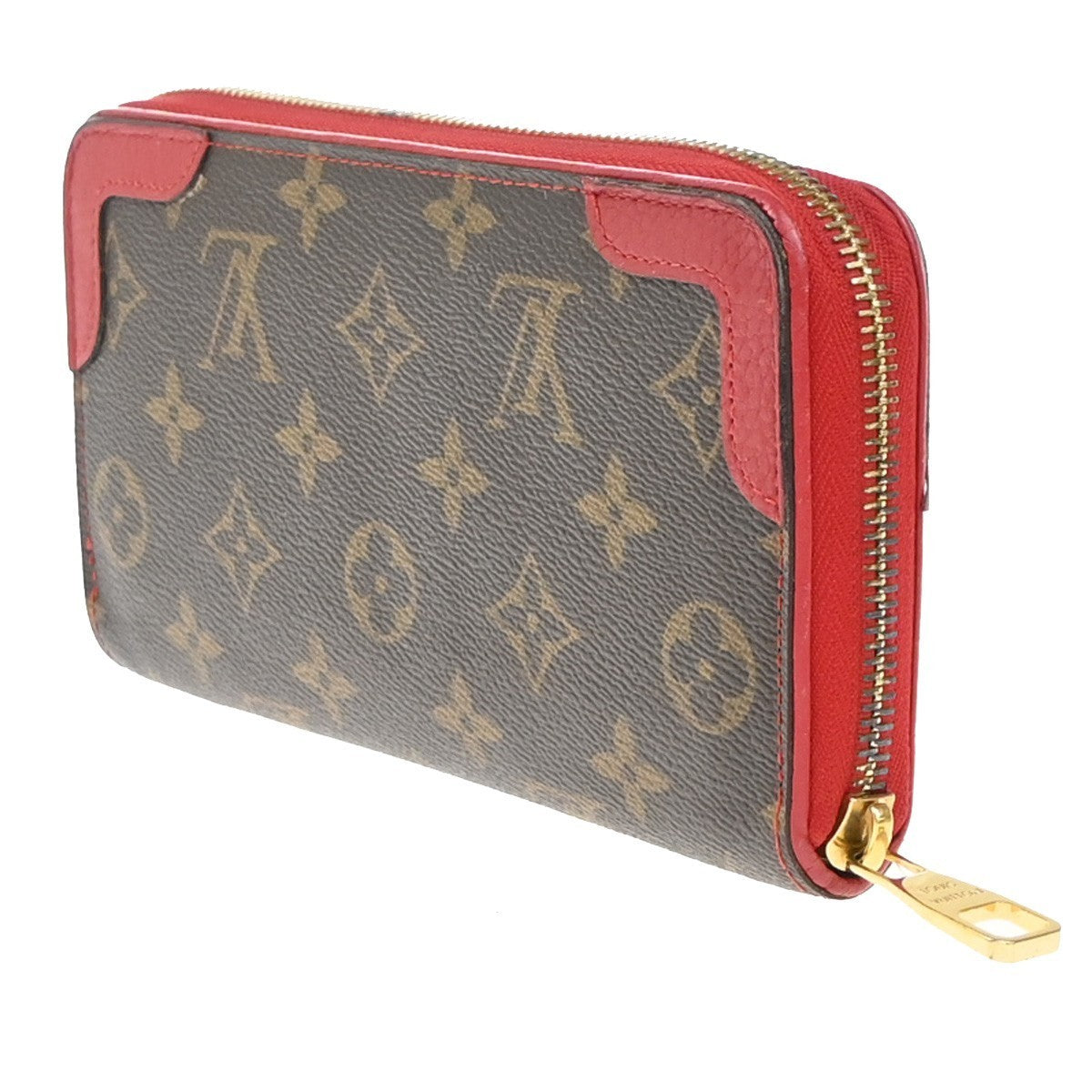 LOUIS VUITTON Zippy Retiro Long Zip Around Wallet Monogram BN RD M61187 33EG329