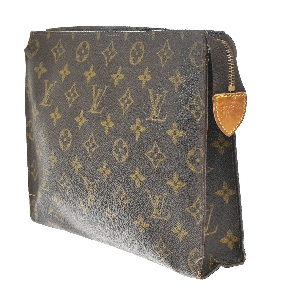 LOUIS VUITTON Poche Toilette 26 Clutch Hand Bag Monogram Leather M47542 02KP579