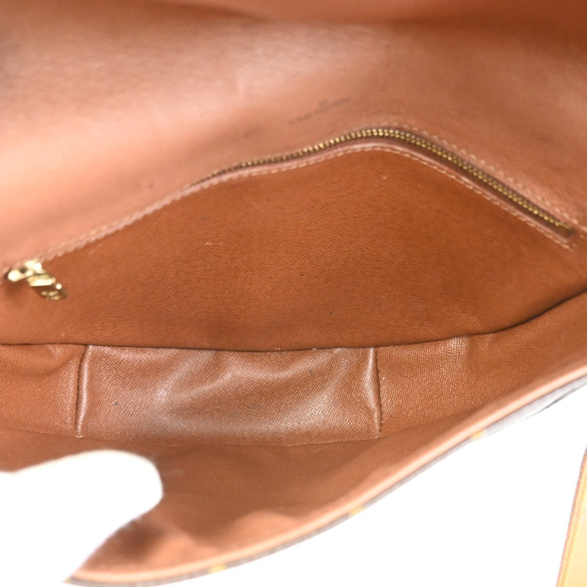 LOUIS VUITTON Chantilly GM Shoulder Bag Monogram Leather Brown M51232 81SA046