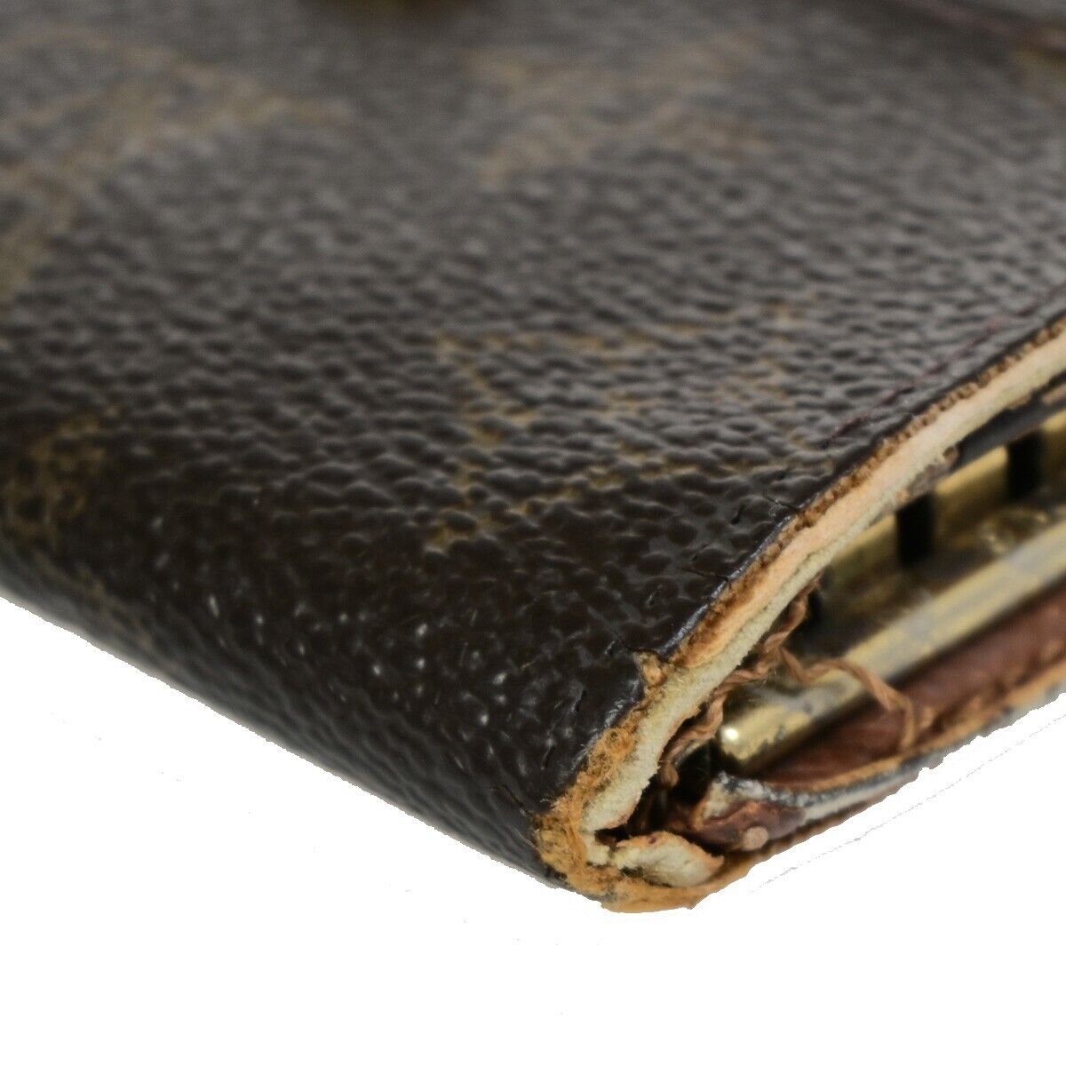 LOUIS VUITTON 5 Set Long Wallet Coin Key Case Monogram Leather Brown 35KA343
