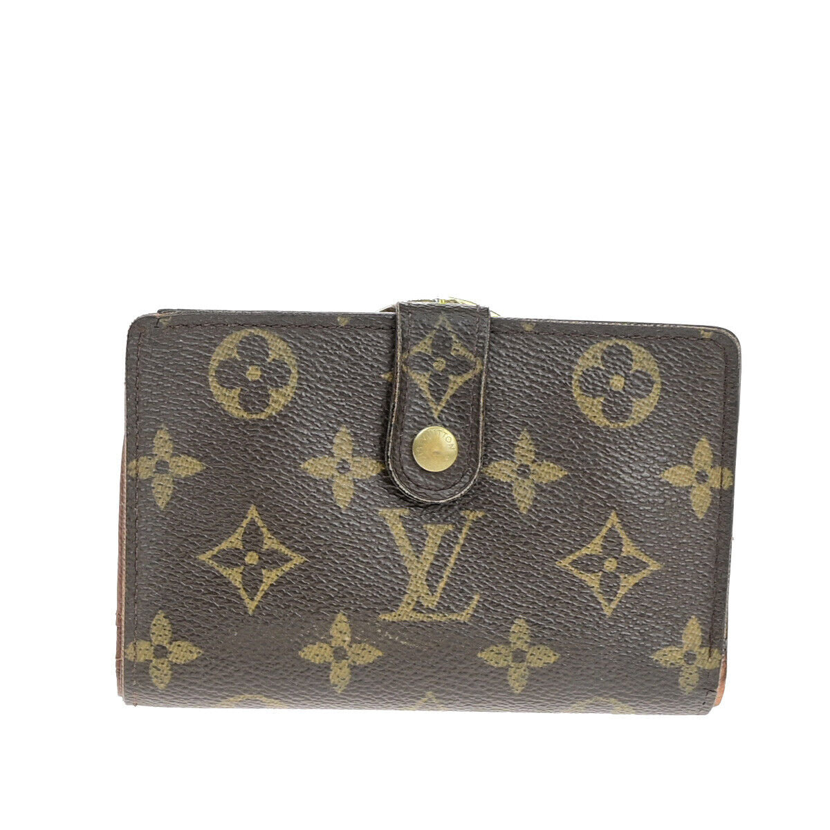 LOUIS VUITTON Porte Monnaie Viennois Bifold Wallet Monogram Brown M61663 07YE843