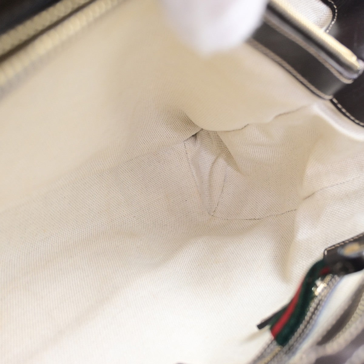 Gucci Logo Mayfair Bow Tote Bag GG Canvas Leather Beige/Brown GHW Italy 75PA125