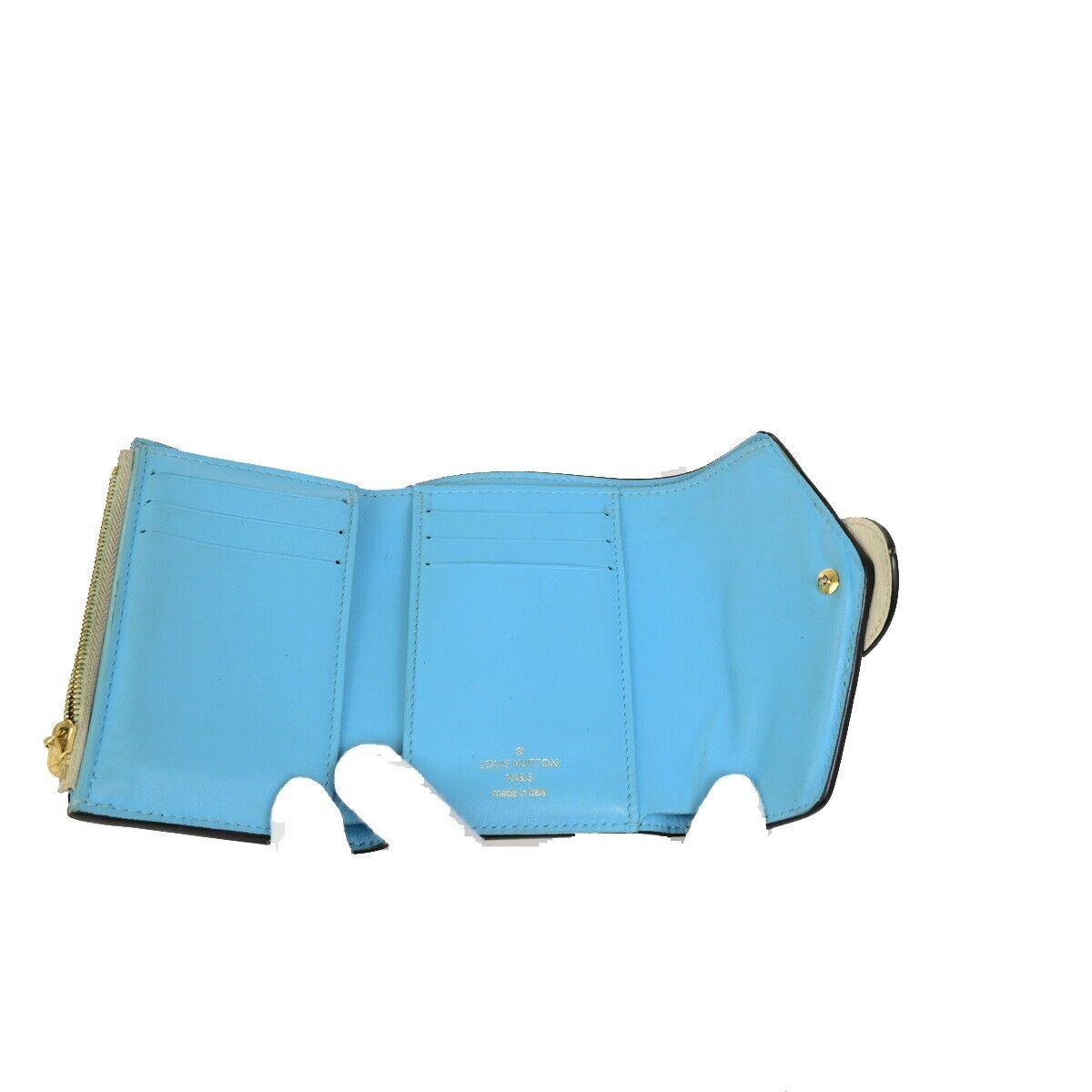 LOUIS VUITTON Portefeuille Pont Neuf Compact Wallet Leather Beige M69176 30KA393