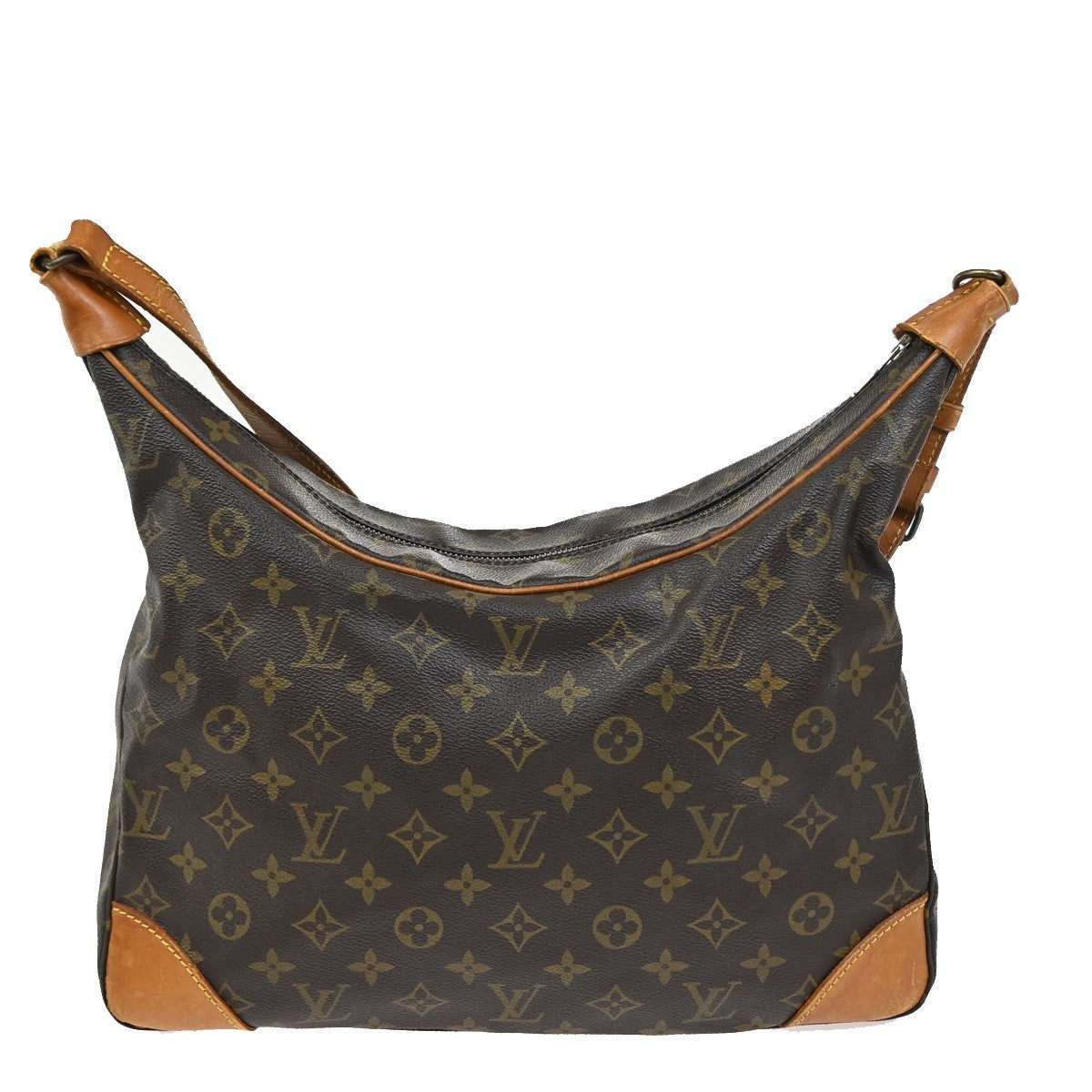 LOUIS VUITTON Boulogne 35 Shoulder Bag Monogram Leather Brown M51260 86SA009