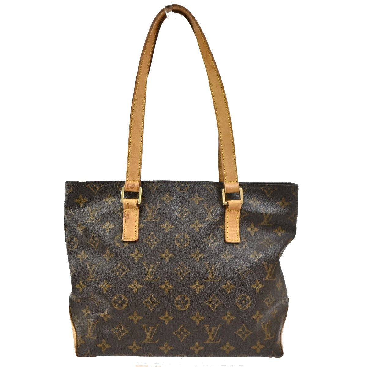 LOUIS VUITTON Cabas Piano Shoulder Bag Monogram Leather Brown M51148 67SA054
