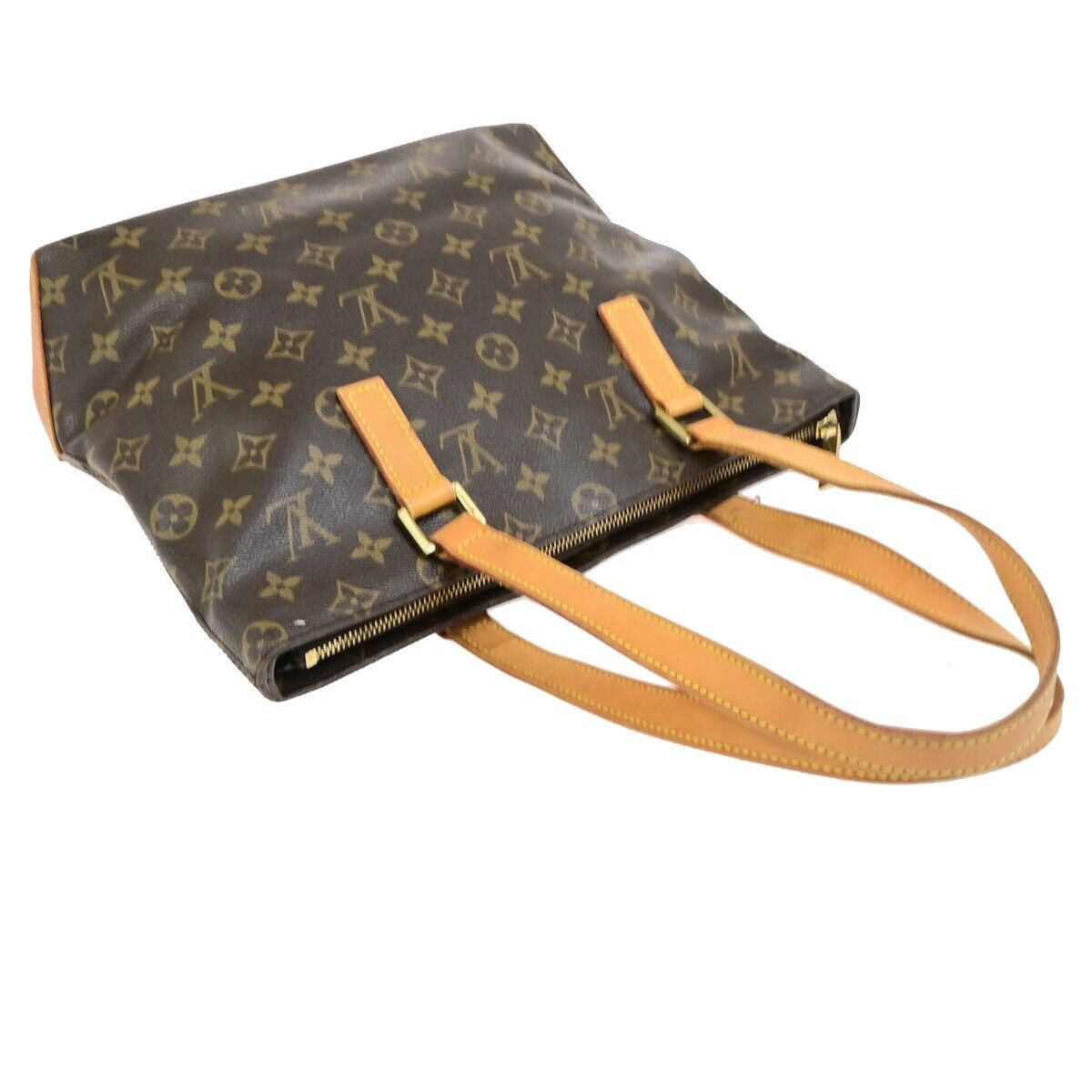 LOUIS VUITTON Cabas Piano Shoulder Bag Monogram Leather Brown M51148 88ED497