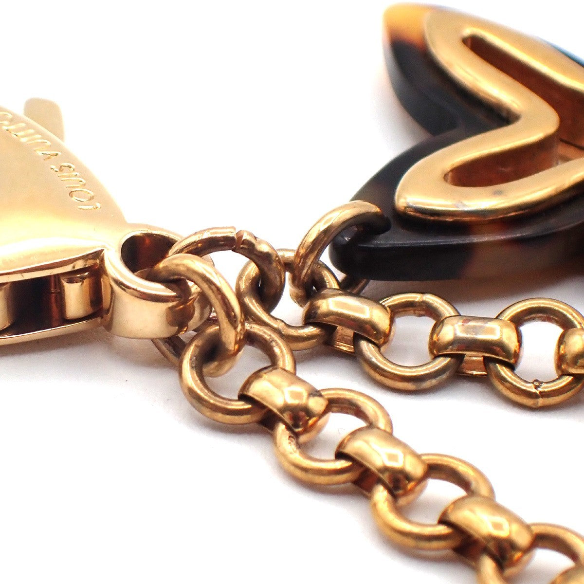 LOUIS VUITTON Bijou Sack Ansores Charm Key Chain Brown M65087 65KD030