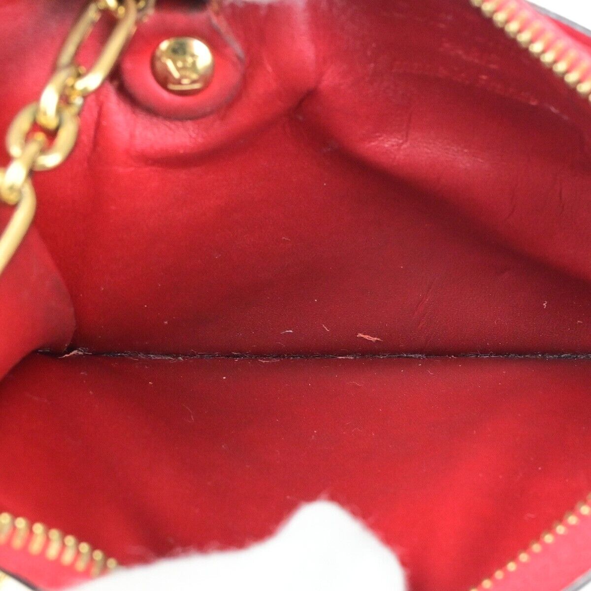 LOUIS VUITTON Pochette Cles Coin Wallet Monogram Vernis Hot Pink M90312 66EC583
