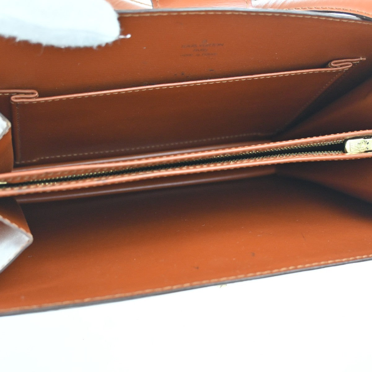 LOUIS VUITTON LV Capucines Shoulder Bag Epi Leather Brown France M52347 34CA462