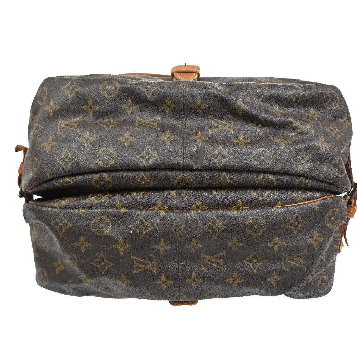 LOUIS VUITTON Saumur 35 Shoulder Bag Monogram Leather BN France M42254 39KC945
