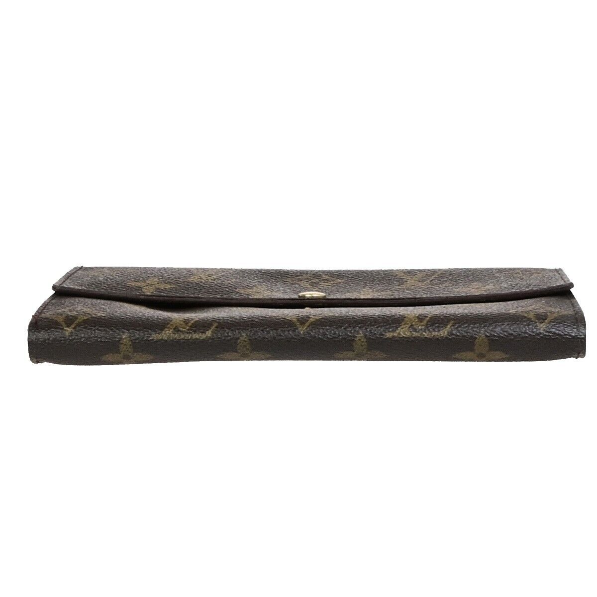LOUIS VUITTON Porte Monnaie Credit Long Wallet Monogram Leather M61725 05ED162
