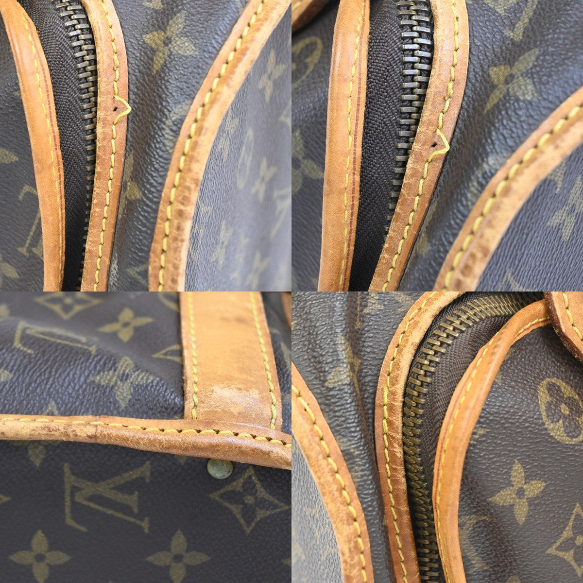 LOUIS VUITTON Sac Chassour 40 Travel Hand Bag Monogram Leather BN M41924 81CA888