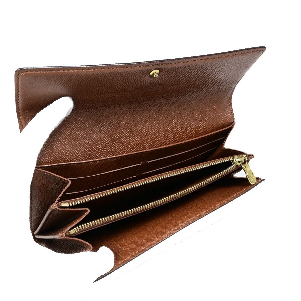 LOUIS VUITTON Porte Monnaie Credit Long Wallet Monogram Leather M61726 68FB088