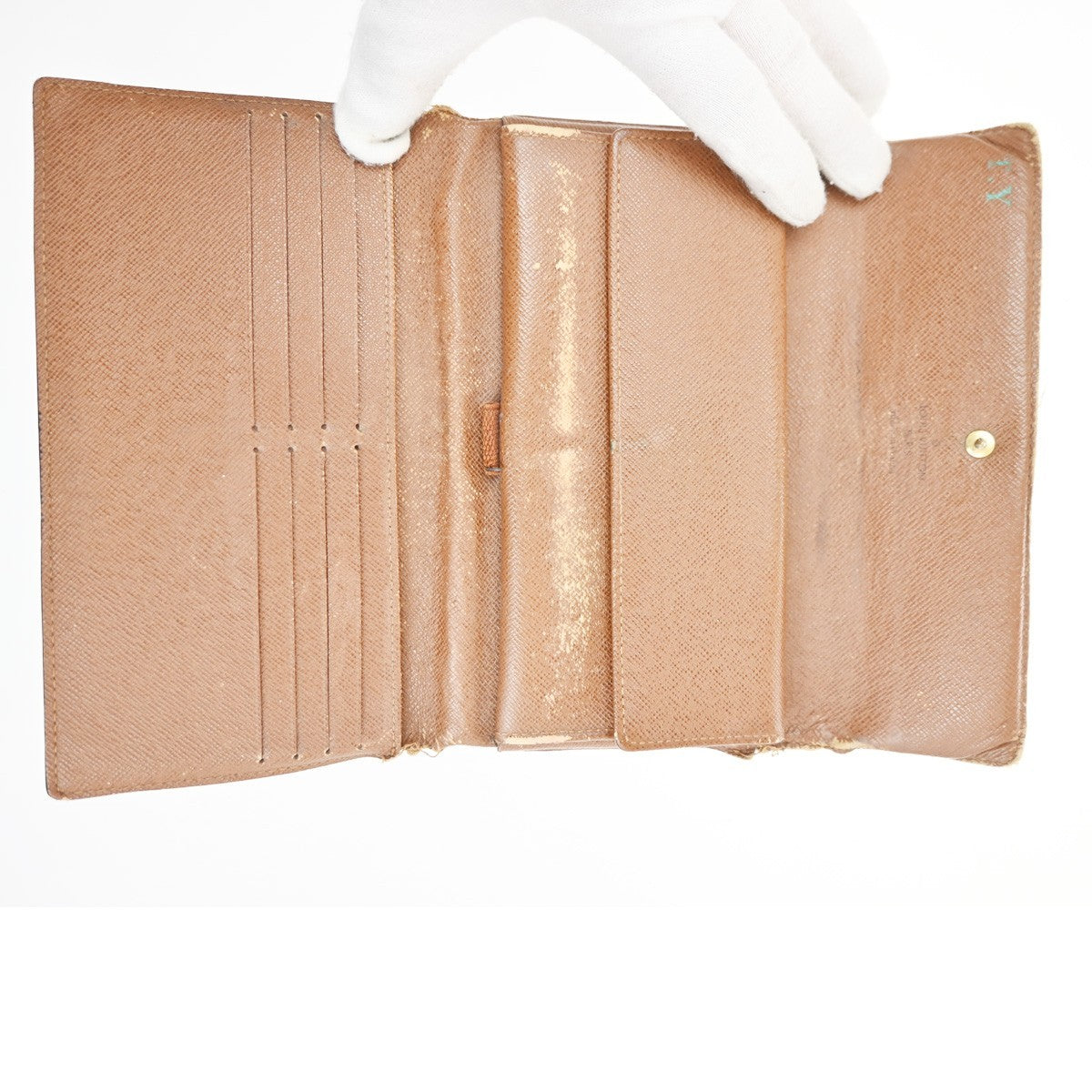 LOUIS VUITTON LV  International  5 Set Wallet Monogram Damier Leather BN 62KD076