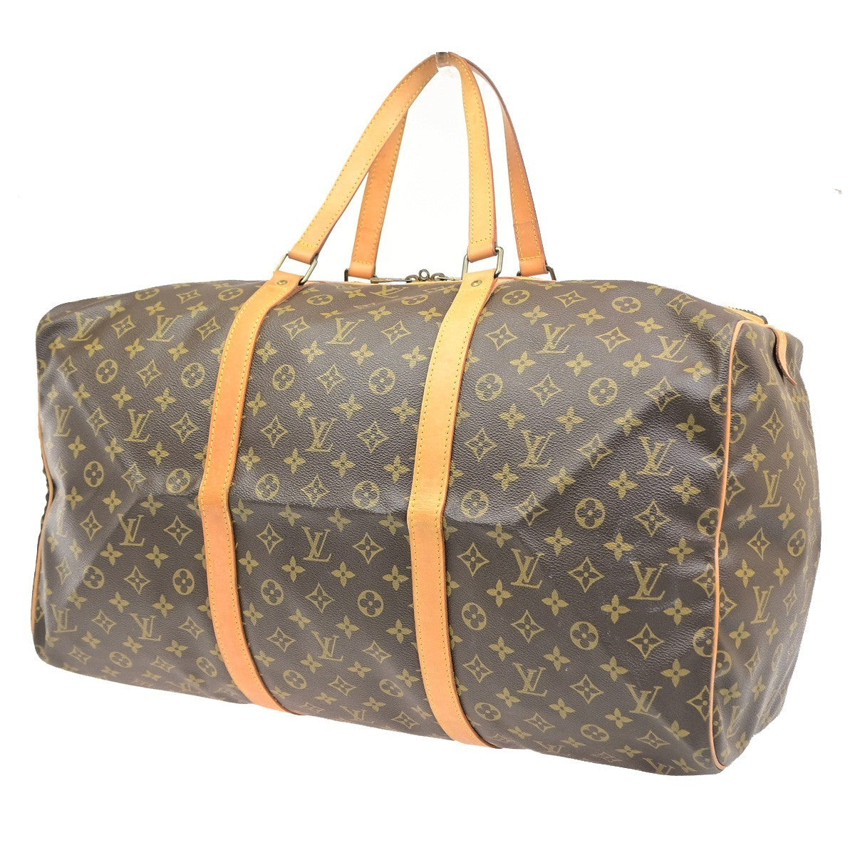 LOUIS VUITTON Sac Souple 55 Travel Hand Bag Monogram Leather BN M41622 72YJ231