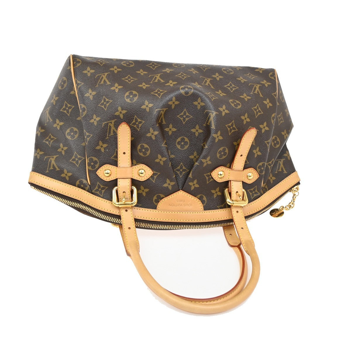LOUIS VUITTON LV Tivoli GM Shoulder Bag Monogram Leather Brown M40144 667RL532