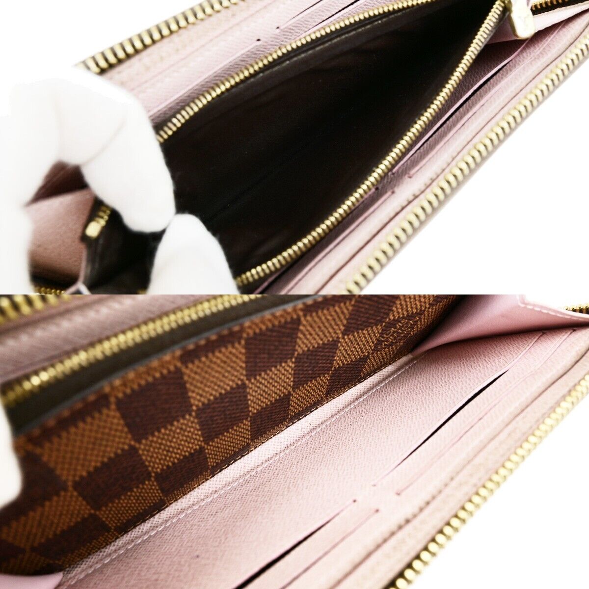LOUIS VUITTON Portefeuille Clemence Long Wallet Damier Ebene BN N41626 33ED366