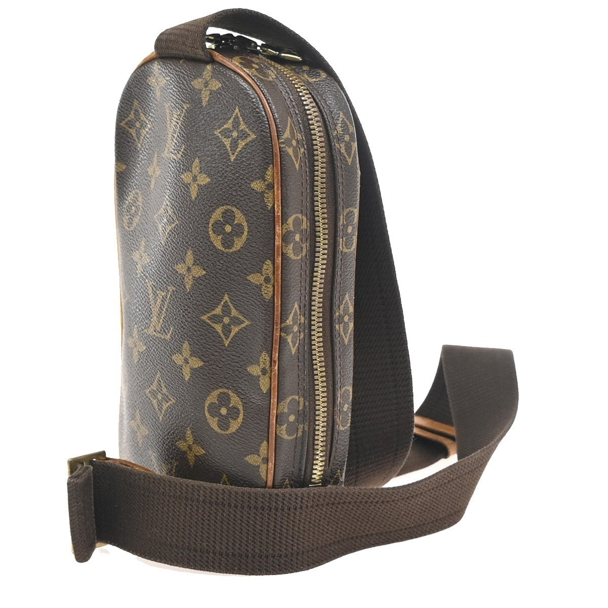 LOUIS VUITTON Pochette Gange Shoulder Bag Monogram Brown Spain M51870 35ZA343