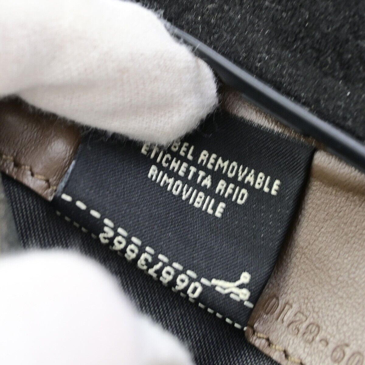 FENDI Logo Zucca Pattern Phone Case iPhone 11 Pro Leather Brown Italy 09SJ441