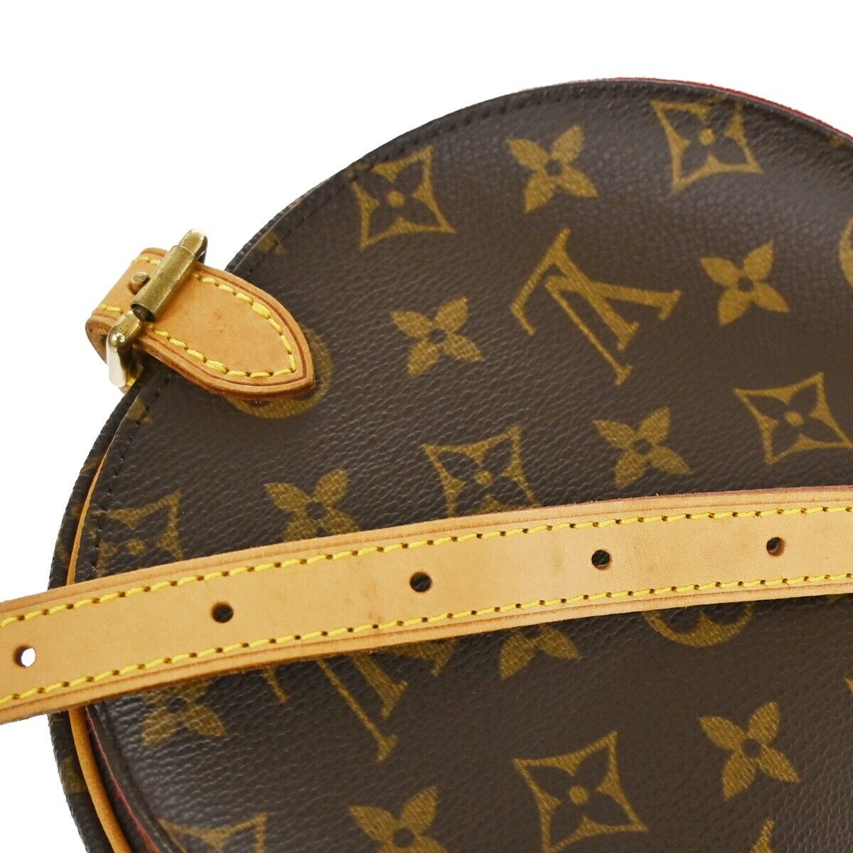 LOUIS VUITTON Tambourine Shoulder Bag Monogram Leather Brown M51179 676RH804