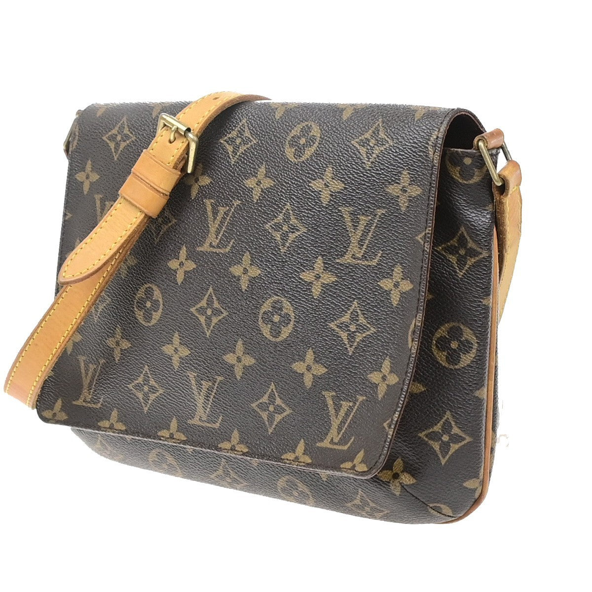 LOUIS VUITTON Musette Tango Long Shoulder Bag Monogram Leather BN M51388 77MA712
