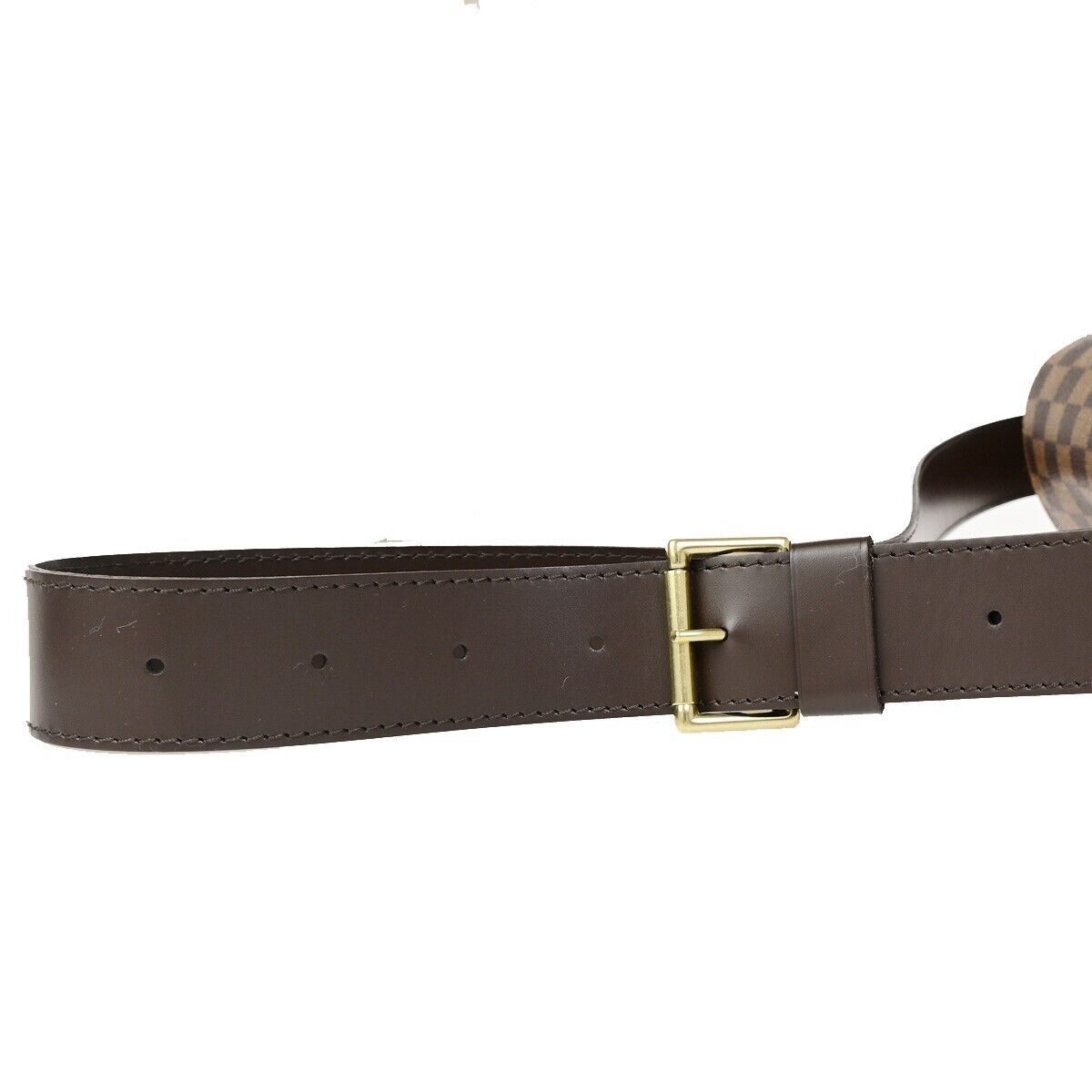 LOUIS VUITTON Bastille Shoulder Bag Damier Ebene Leather Brown N45258 25FB189