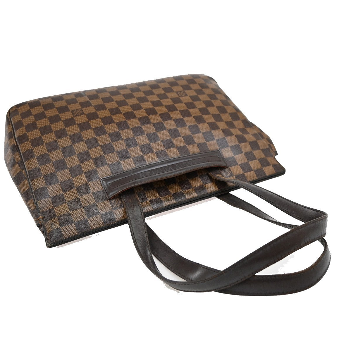 LOUIS VUITTON Parioli PM Shoulder Bag Damier Ebene Leather Brown N51123 32EF886