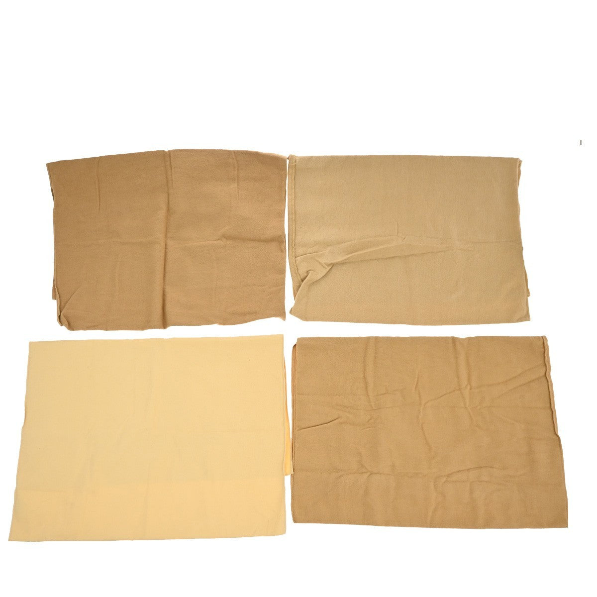 LOUIS VUITTON Logo 20 Set Drawstring Dust Bag Canvas Cotton Beige Brown 63EG383