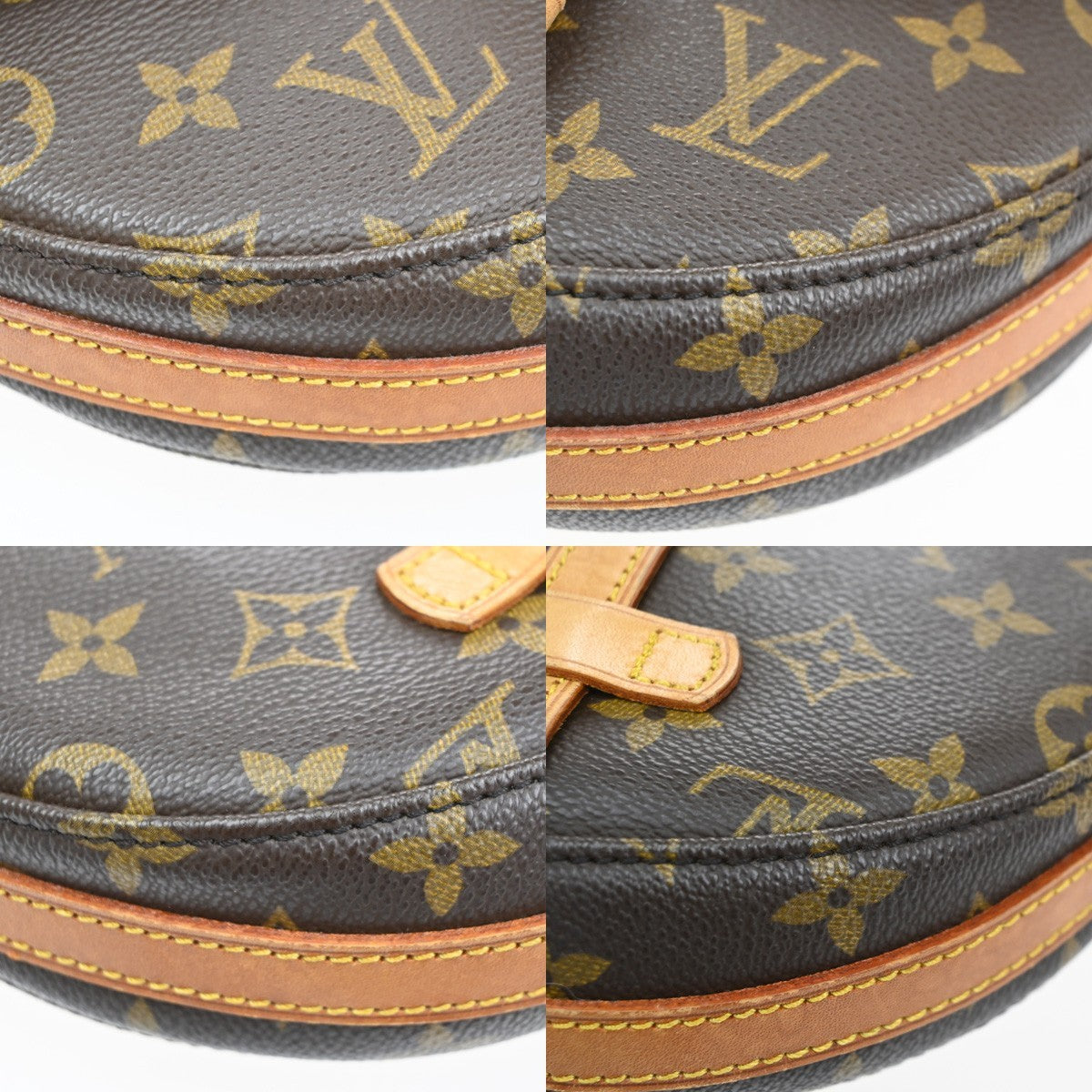 LOUIS VUITTON Chantilly PM Shoulder Bag Monogram Leather Brown M51234 86SA020
