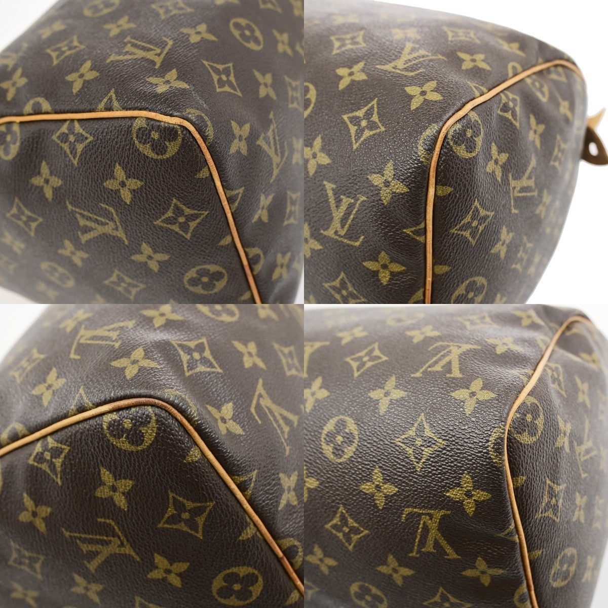LOUIS VUITTON Speedy 30 Travel Hand Bag Monogram Leather Brown M41526 20KD153