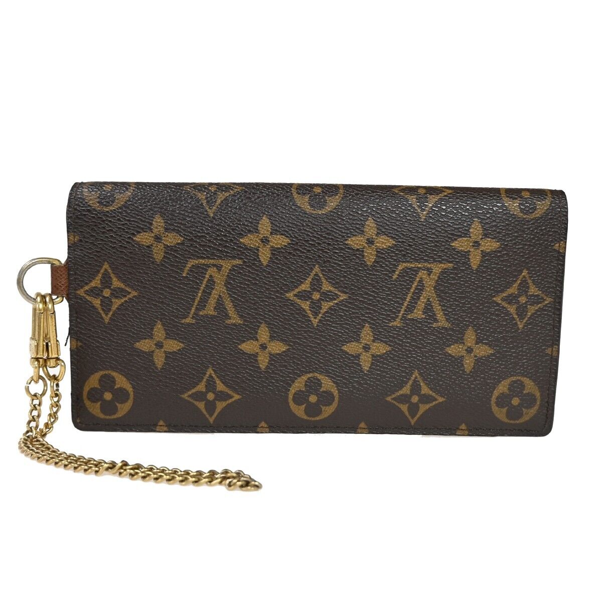 LOUIS VUITTON Portefeuille Accordeon Long Wallet Monogram Brown M58008 64FA105
