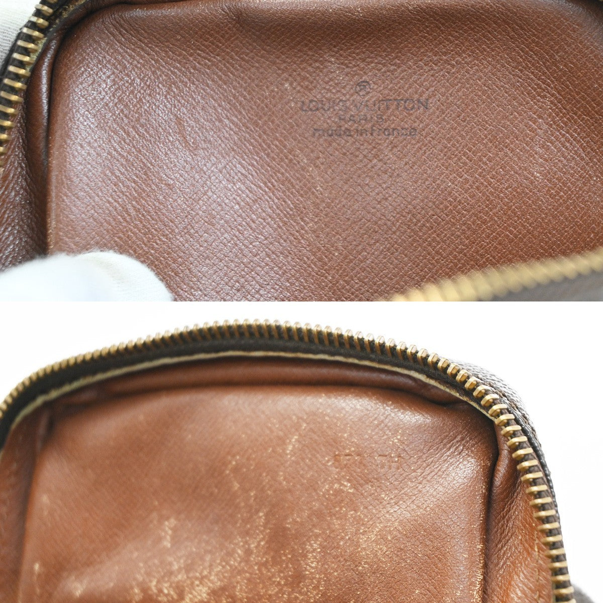 LOUIS VUITTON Mini Amazon Shoulder Bag Monogram Leather Brown M45238 69CA569
