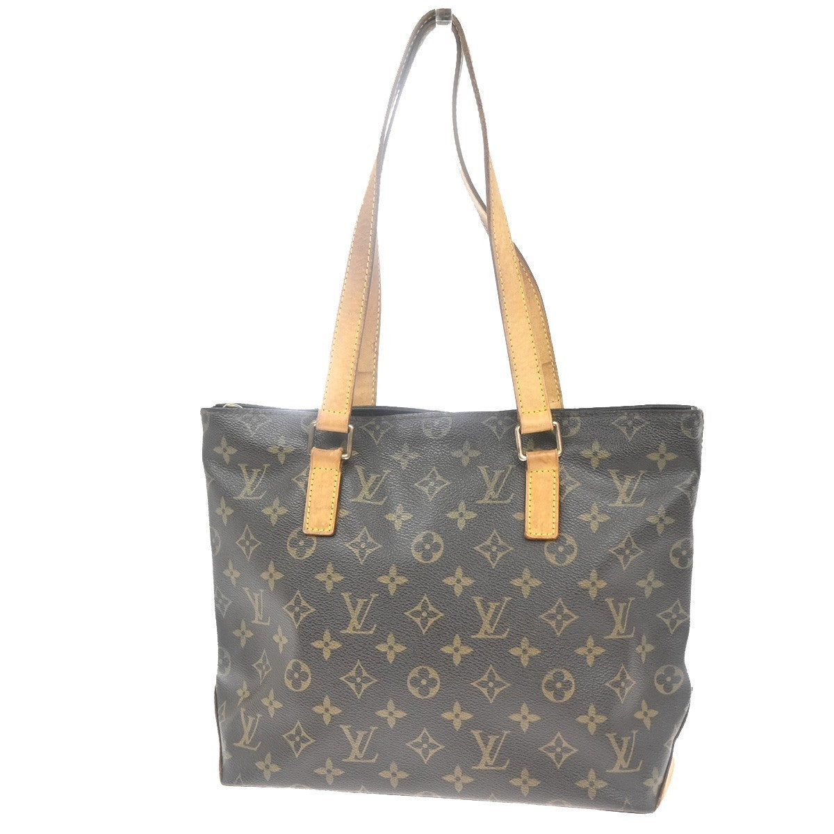 LOUIS VUITTON Cabas Piano Shoulder Bag Monogram Leather Brown M51148 34KP481