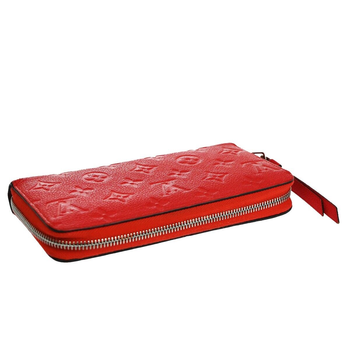 LOUIS VUITTON Long Zippy Wallet Monogram Empreinte Leather Cherry 34RH618