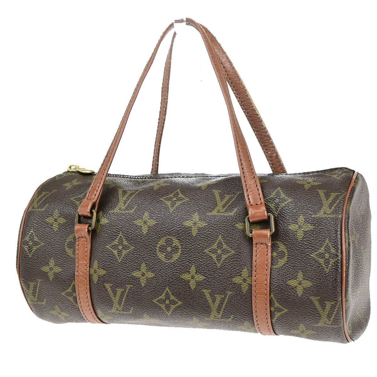 LOUIS VUITTON PAPILLON 26 Hand Bag Monogram Leather Brown France M51366 36EC523