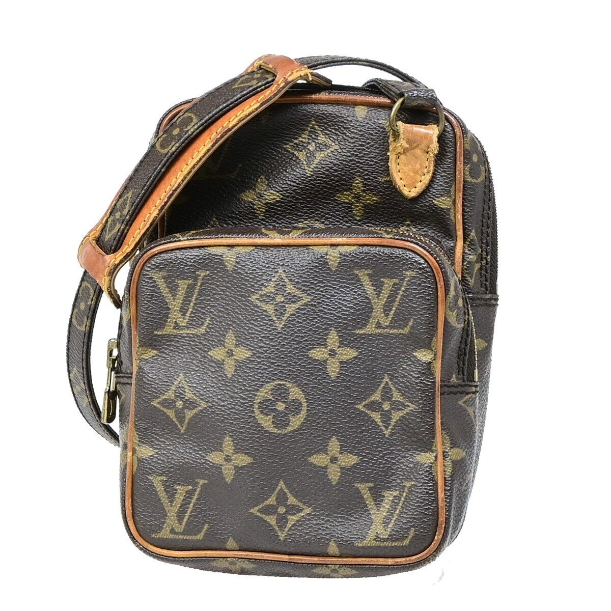 LOUIS VUITTON Mini Amazon Shoulder Bag Monogram Leather Brown M45238 69EB549