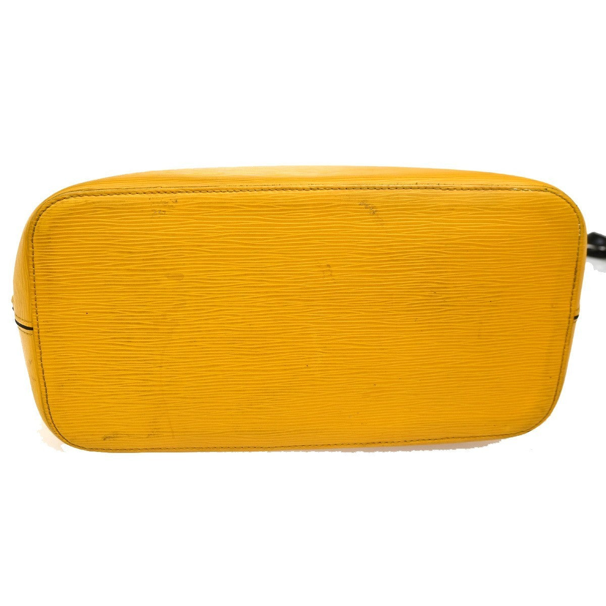 LOUIS VUITTON Neverfull MM Shoulder Tote Bag Epi Leather Yellow M40957 26CA473