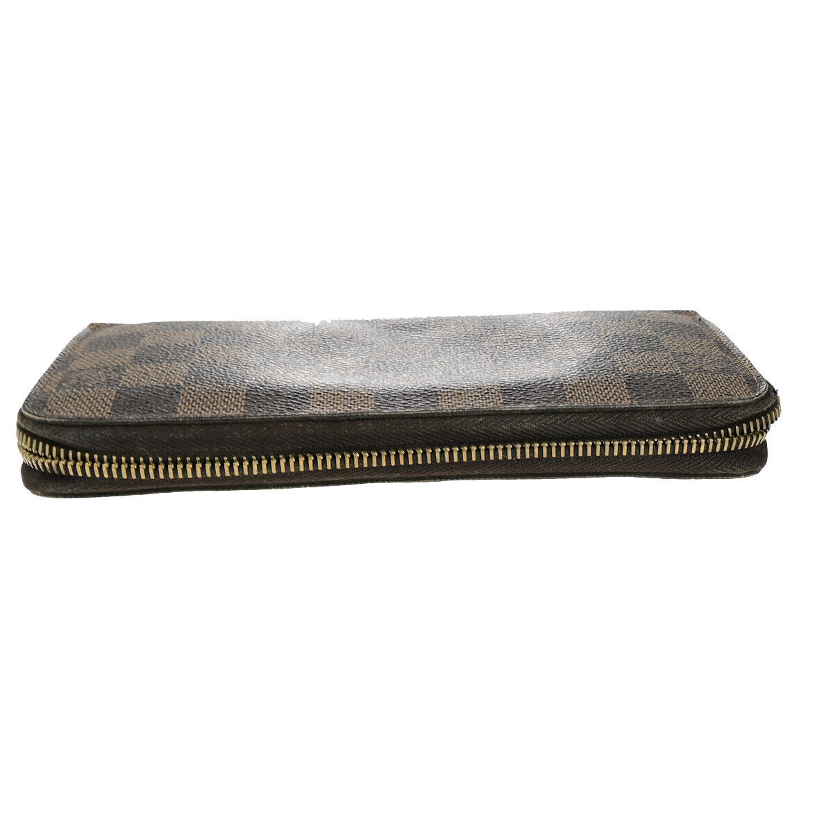 LOUIS VUITTON Zippy Wallet Zip Around Wallet Damier Ebene Brown N60015 09YG563