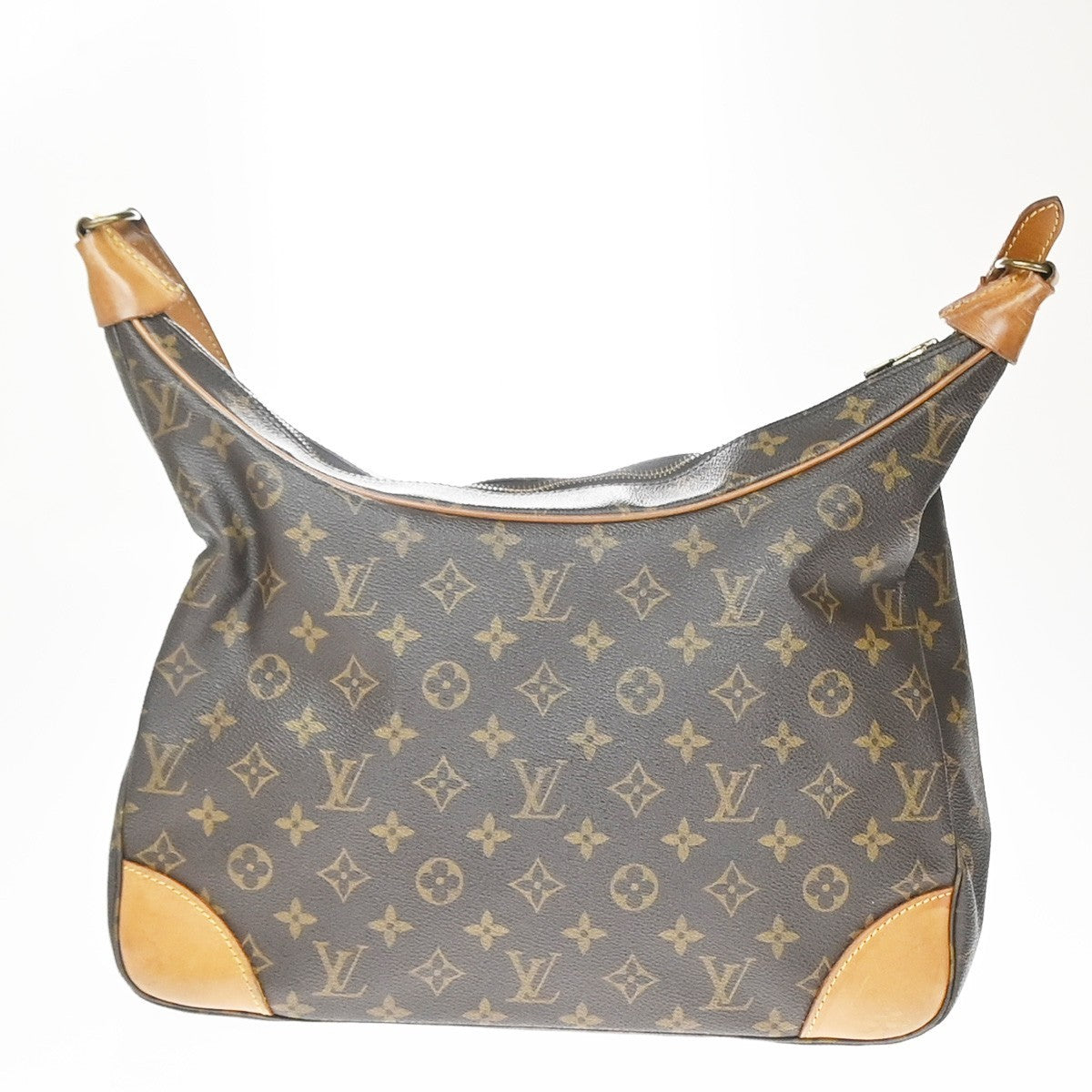 LOUIS VUITTON Boulogne 35 Shoulder Bag Monogram Leather Brown M51260 73YH997