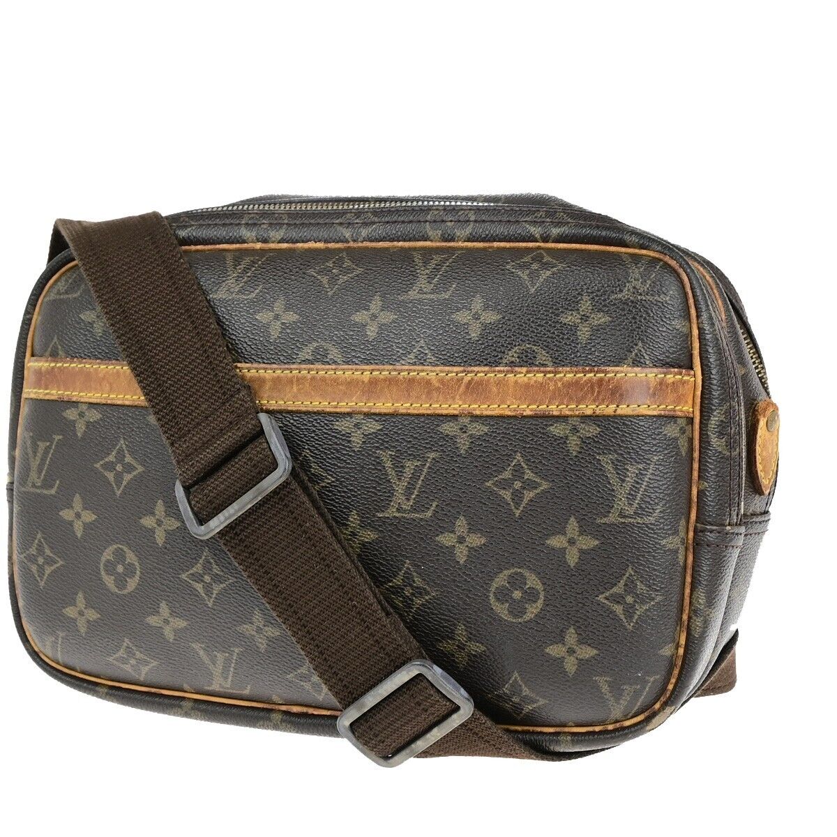 LOUIS VUITTON Reporter PM Crossbody Shoulder Bag Monogram Leather M45254 68EC903