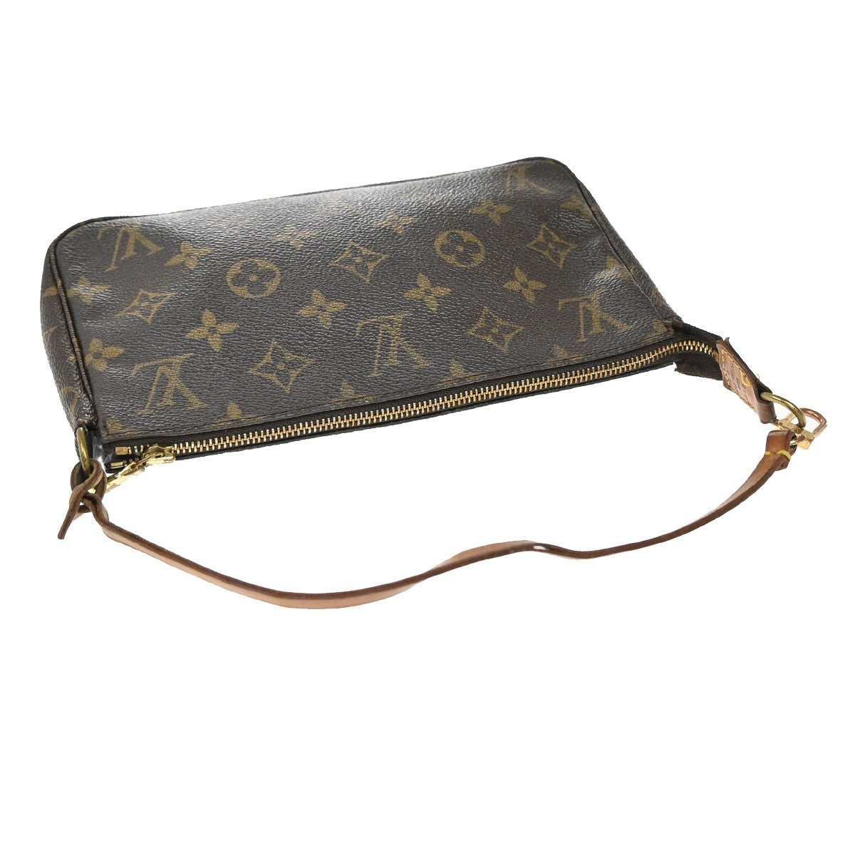 LOUIS VUITTON Pochette Accessoires Hand Bag Monogram Leather BN M51980 84KP295