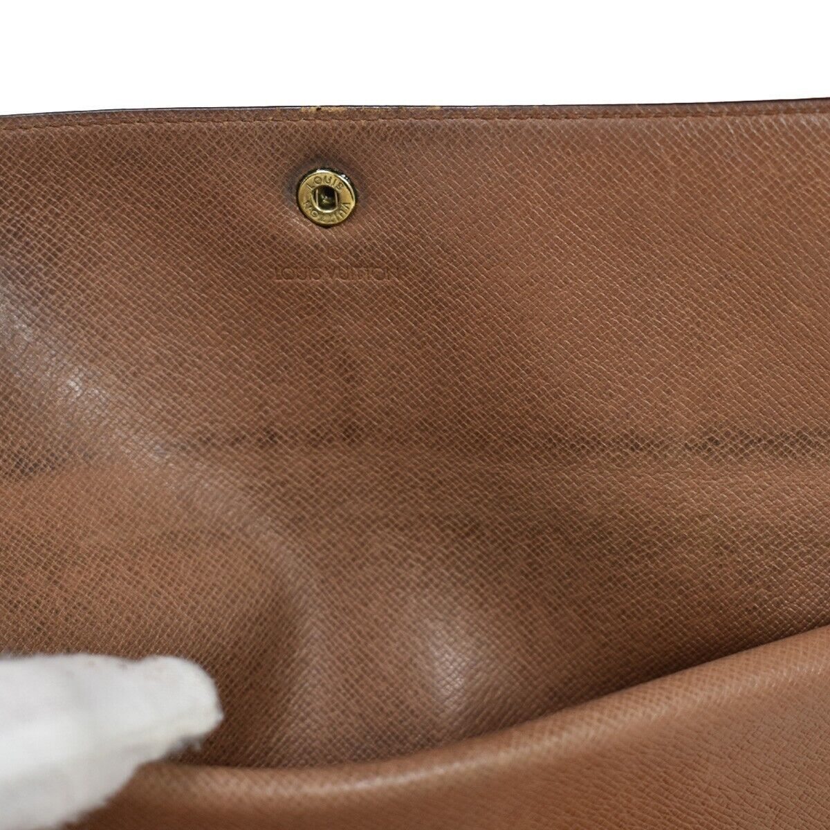 LOUIS VUITTON International Long Trifold Wallet Monogram Brown M61215 05YB794