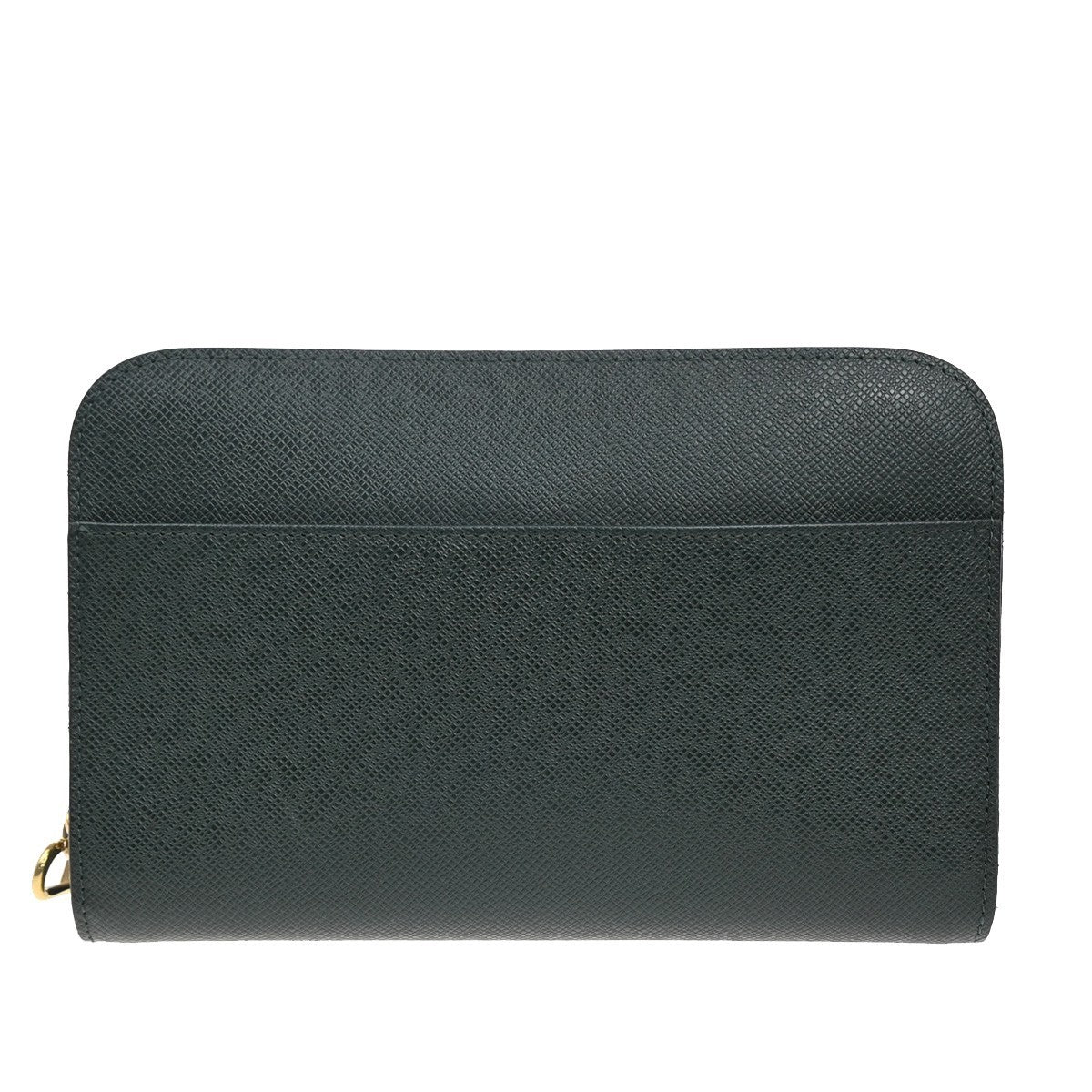 LOUIS VUITTON LV Logo BAIKAL Clutch Hand Bag Taiga Leather Epicea M30184 86KC096
