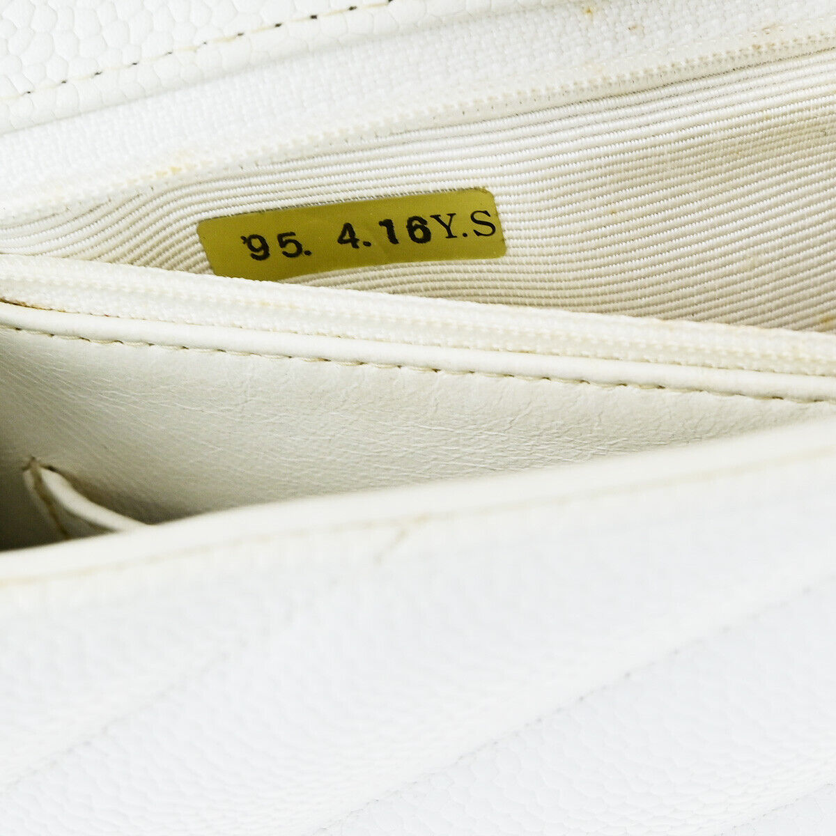 CHANEL CC Bias Stitch 30 Chain Shoulder Bag Grained Calfskin Leather WE 805RK698